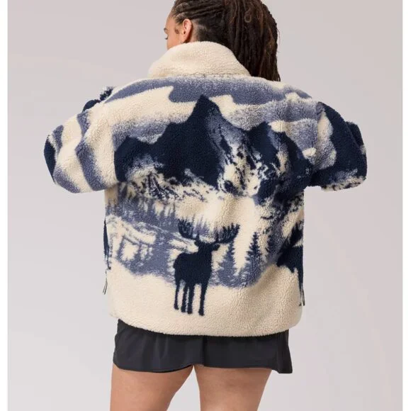 SOLD!!! NWT Parks Project Acadia Moose Full Zip High Pile Fleece XXL - Picture 3 of 6